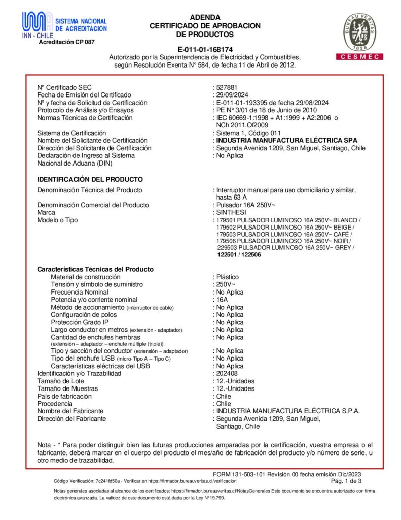 Certificado Sec 527881