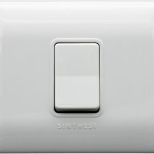 Placa pulsador timbre 1M simple armado