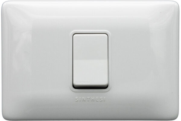 Placa pulsador timbre 1M simple armado
